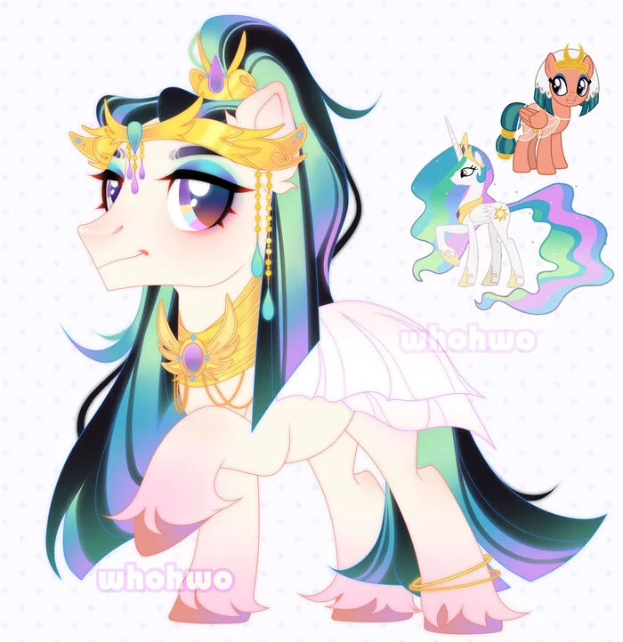 Пони-Слияние! - My Little Pony, Арт, Princess Celestia, Somnambula, PonyArt