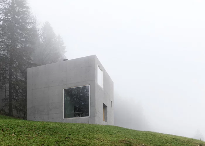 Cube house in Austria - My, Architecture, House, Minimalism, Longpost