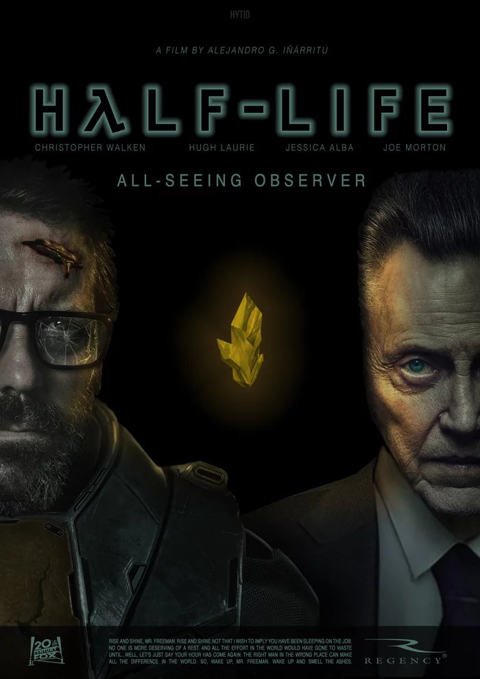 Half-Life All-Seeing Watcher - Longpost, Poster, Movies, Computer games, Hugh Laurie, Christopher Walken, Half-life, Prank, Fake news, My