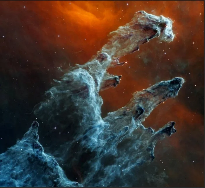 Pillars of Creation - My, Space, Sloth, Creation, first creation, Longpost