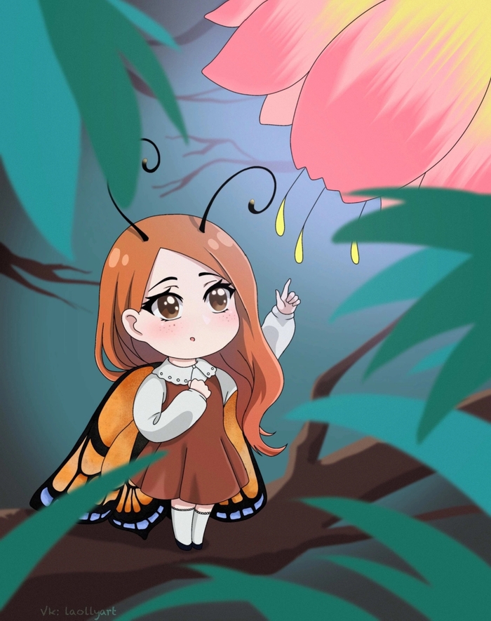 Чиби бабочка