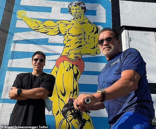 25-year-old Joseph Boena is the illegitimate son of Arnold Schwarzenegger from a housekeeper - Actors and actresses, Arnold Schwarzenegger, Celebrities, A son, Joseph Boena