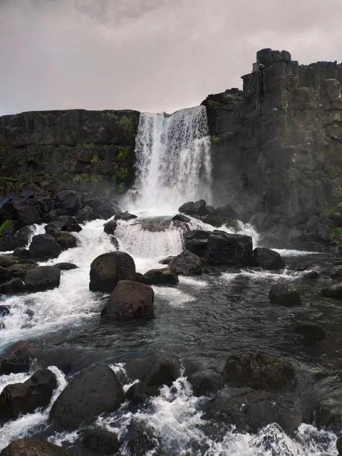 The best country in Europe for waterfall trips - My, Iceland, Waterfall, The rocks, The mountains, Travels, Hitch-hiking, Mountain tourism, Longpost