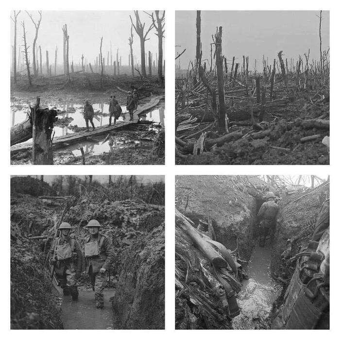 No change on the Bakhmut front - War in Ukraine, World War I, Bakhmut, Verdun, Trenches, Black and white photo
