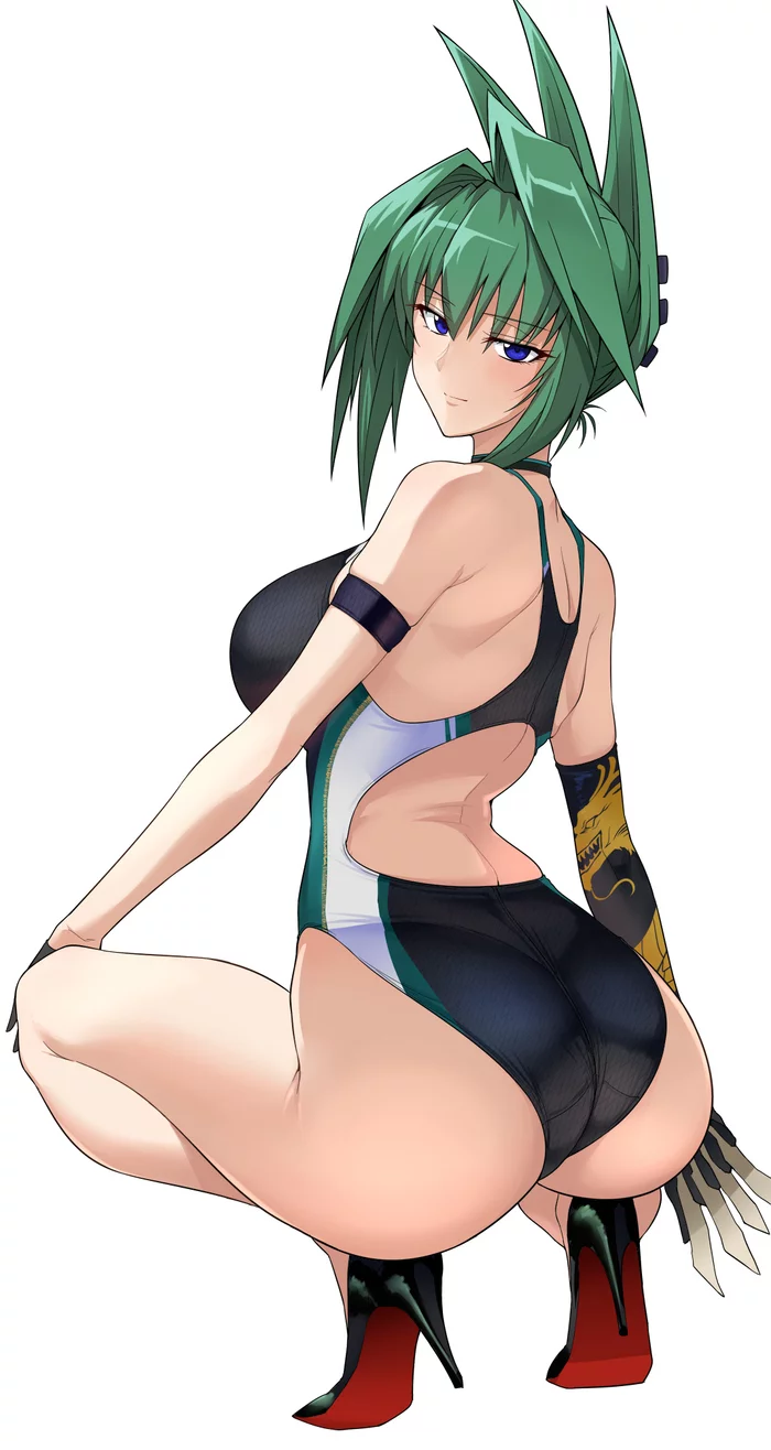 Tao Jun - NSFW, Harukon, Art, Anime, Anime art, Hand-drawn erotica, Swimsuit, Booty, Jun Tao