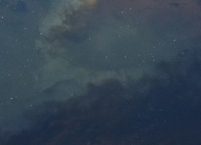 Space nebula? - My, River, Desnogorsk, Mixing, Dregs, The photo