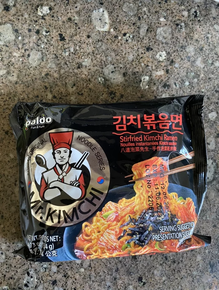 Paldo Mr Kimchi Instant Noodles - Моё, Лапша, Доширакология, Кимчи, Длиннопост