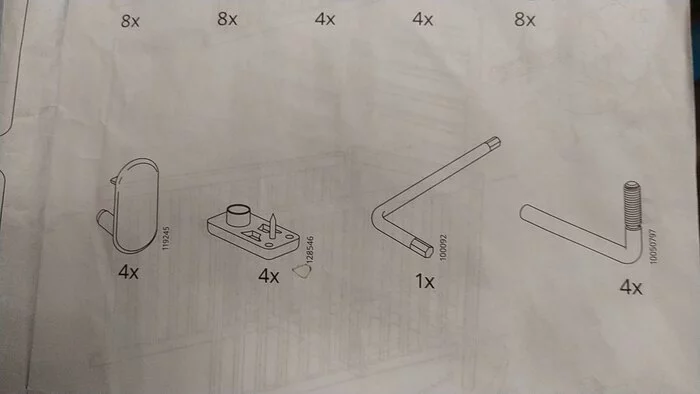 Сила Пикабу, взываю! Фурнитура IKEA - Моё, Фурнитура, ИКЕА, Неприятности, Без рейтинга, Сила Пикабу, Длиннопост, Ищу деталь