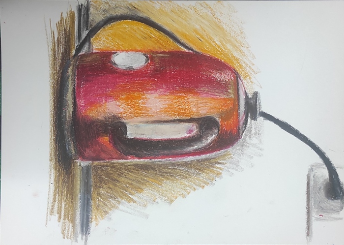 Чайник пастелью