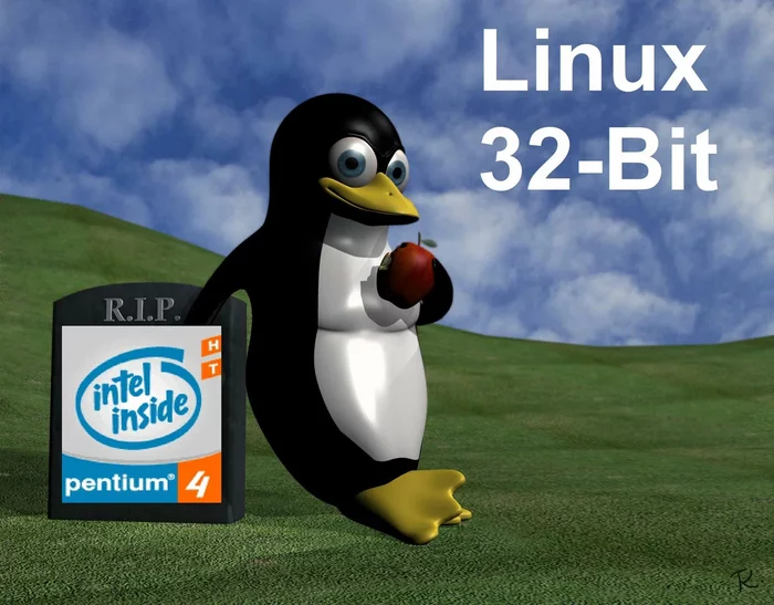 32-bit Linux + software for Pentium 4 Prescott (478 socket without PAE/NX and 64 bits) and Asus EEEPC - My, Computer help, Computer, Notebook, Internet, Motherboard, Core 2 Quad, Nx, Old pc, Pentium 4, Pentium 3, Pentium 2, 32-64 bits