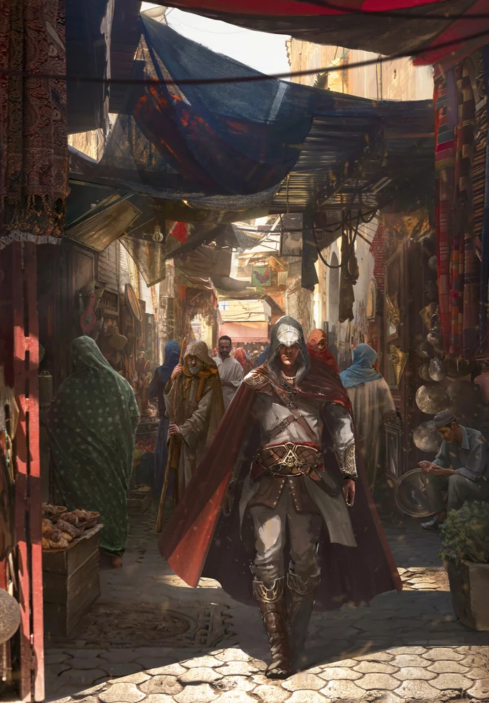{Something tells me one of them is an assassin} - Games, Assassins Creed 2, Art, Ezio Auditore