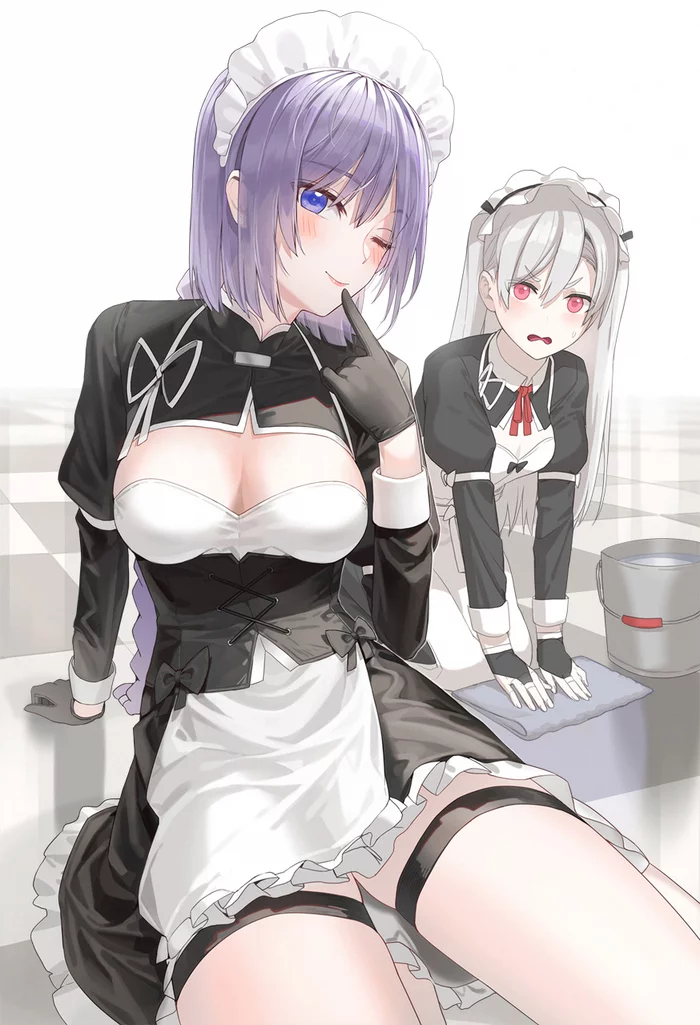 Maids - Anime art, Original character, Anime, Kfr, Housemaid