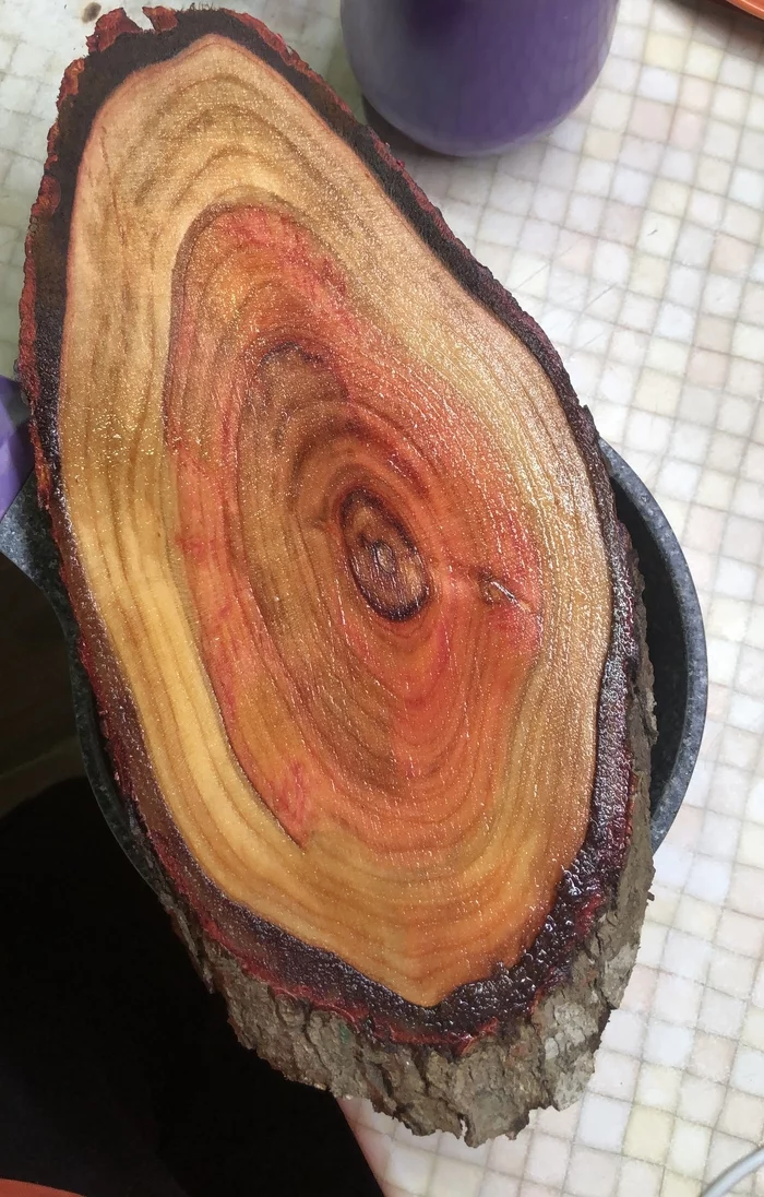 saw cut plum - My, Handmade, Saw, Sawing wood, Text