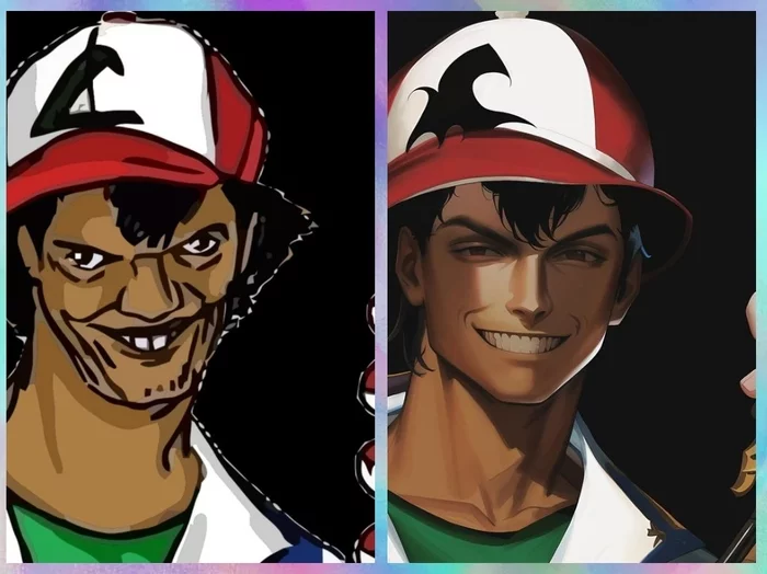 Famous meme personalities according to the new Chinese neural network (link inside) - Neural Networks, Memes, The photo, Art, Anime, Longpost, Neural network Different Dimension Me