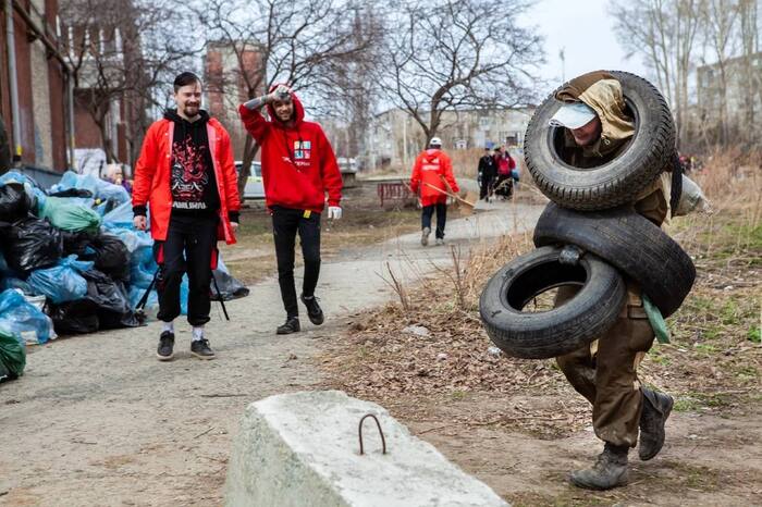 I wonder how the winners of the Cup all over Russia play the Clean Games? - My, Competitions, Ecology, Nature, Volunteering