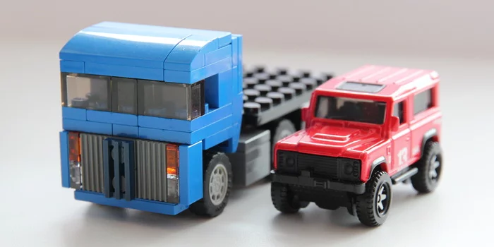 More about 1/64 from Lego - My, Lego, Hot wheels, Truck, Auto, Scale model, Constructor, Longpost