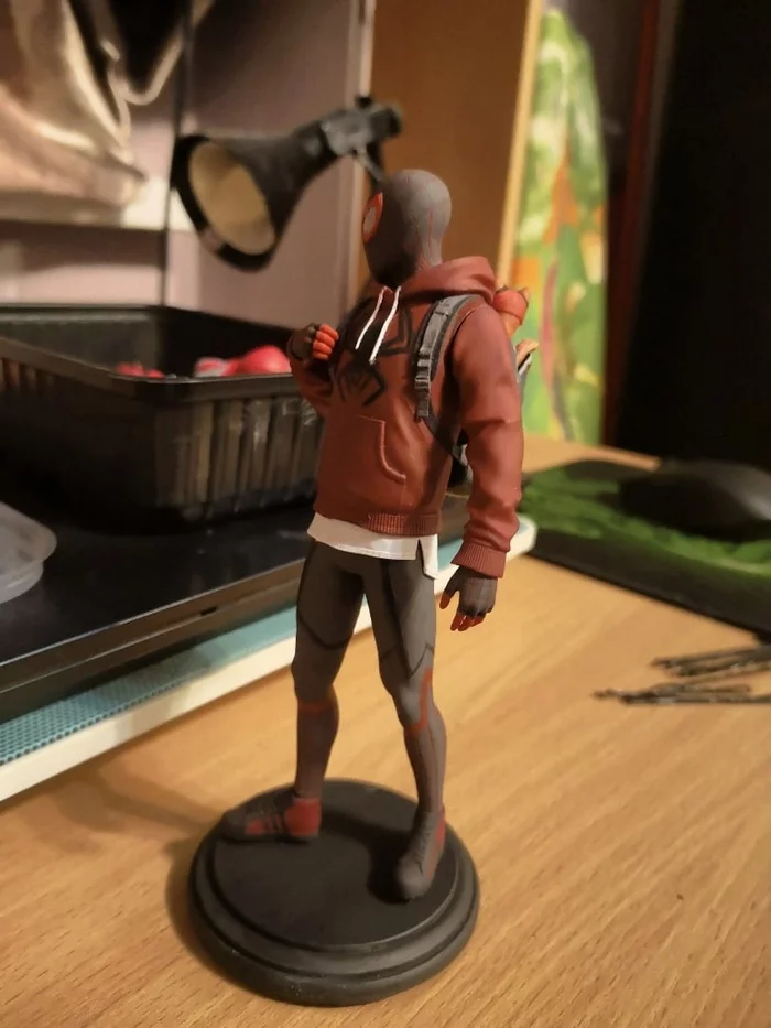 Spider Man Miles Morales - My, 3D печать, 3D printer, Figurines, Longpost