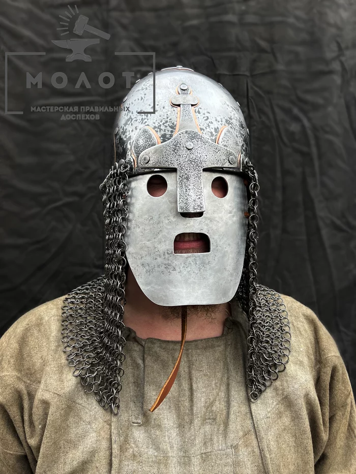 Helmet from the Manvelovka burial. IX-X centuries - My, Archeology, Middle Ages, Reconstruction, Story, Dnipropetrovsk region, Museum, Longpost