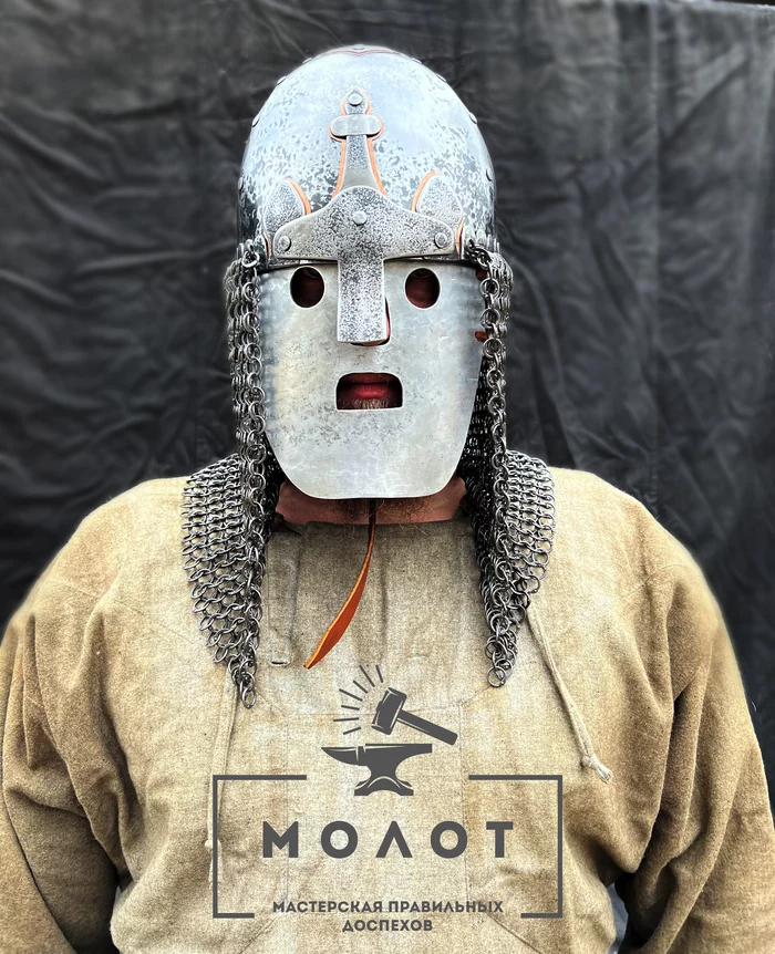 Helmet from the Manvelovka burial. IX-X centuries - My, Archeology, Middle Ages, Reconstruction, Story, Dnipropetrovsk region, Museum, Longpost