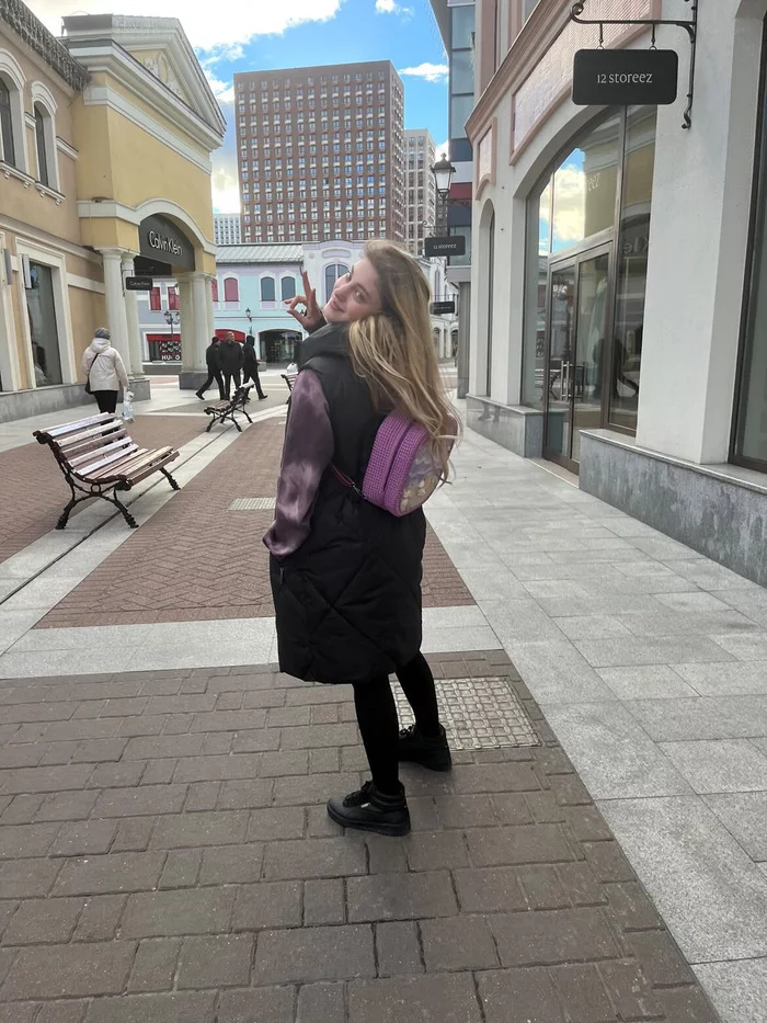 Unusual backpack for an unusual customer - My, Backpack, Needlework, Epoxy resin, Friday tag is mine, Sea, Alena Kostornaya, Video, Vertical video, Longpost