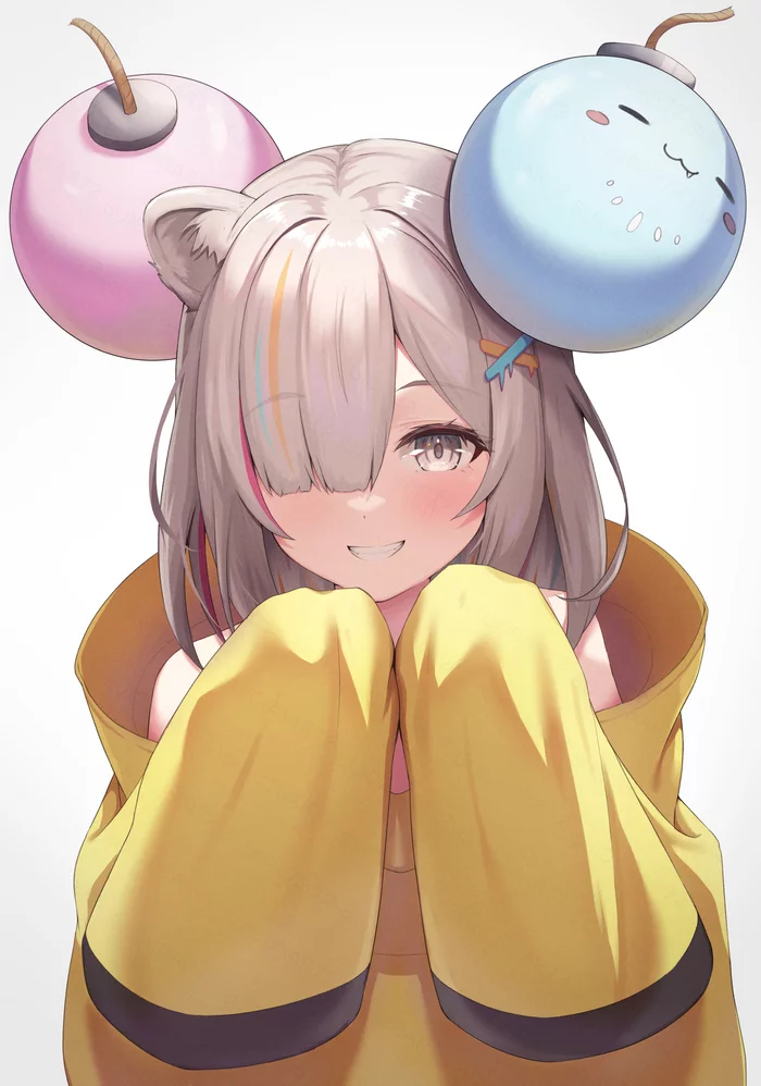 Botan - Virtual youtuber, Hololive, Shishiro botan, Anime, Anime art, Pixiv