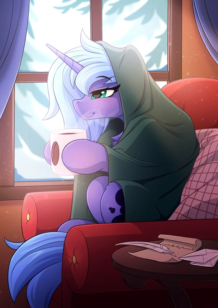 Frosty morning - My little pony, PonyArt, Princess luna, Redchetgreen, Yakovlev-Vad