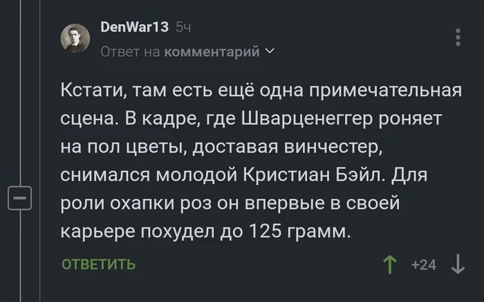 Все ради роли - Скриншот, Комментарии на Пикабу, Терминатор 2: Судный день, Юмор