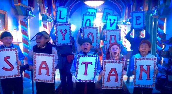'We Love You Satan' Featured in New Disney Christmas Miniseries - Family, Children, Foreign serials, Disneyland, Elves, Satan, Christmas, Критика, Hollywood, Santa Claus, Secret Santa, Presents, Video
