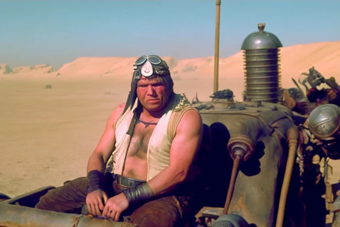 Sands of Q (Sands Of Q) - forgotten desert act 1992 - Midjourney, Artificial Intelligence, Neural Networks, Longpost, Mad Max: Fury Road, Science fiction, Post apocalypse
