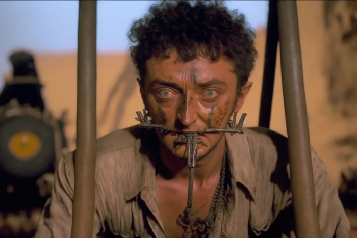Sands of Q (Sands Of Q) - forgotten desert act 1992 - Midjourney, Artificial Intelligence, Neural Networks, Longpost, Mad Max: Fury Road, Science fiction, Post apocalypse