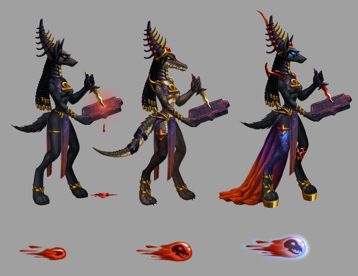 Культистки Эрешкигаль с магией крови