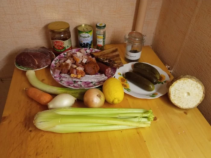 Solyanka - My, Solyanka, Recipe, Soup, Preparation, Longpost