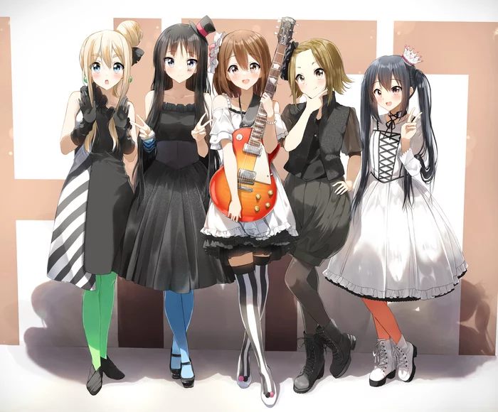 After so many years? Always! - Anime art, Anime, Tsumugi Kotobuki, Akiyama Mio, Yui Hirasawa, Azusa Nakano, k-On