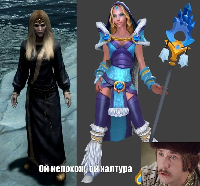 Role Builds Skyrim. Post number 6. Crystal Maiden - The Elder Scrolls V: Skyrim, RPG, Mat, Build, Dota 2, Longpost