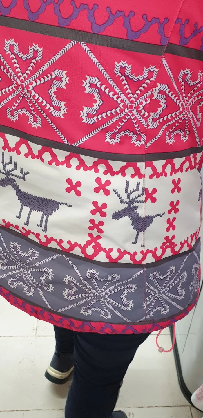 Circumcision for a deer) - Humor, Winter, Jacket, Patterns, Deer