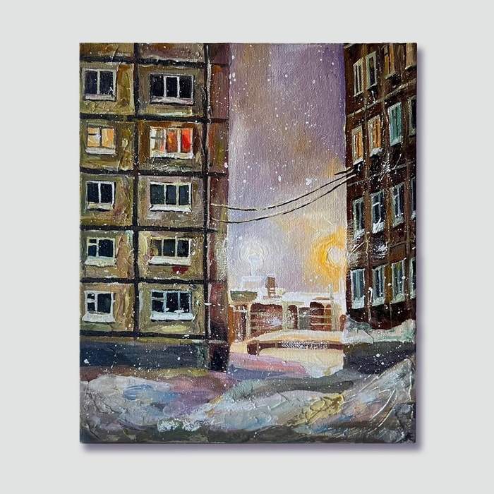 «Волшебство рядом» (Норильск), 2022 Норильск, Картина, Город, Художник