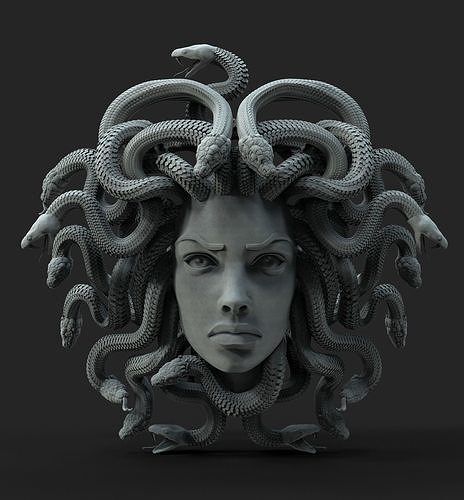 different look - Medusa Gorgon, Contrast, Sight, Sculpture