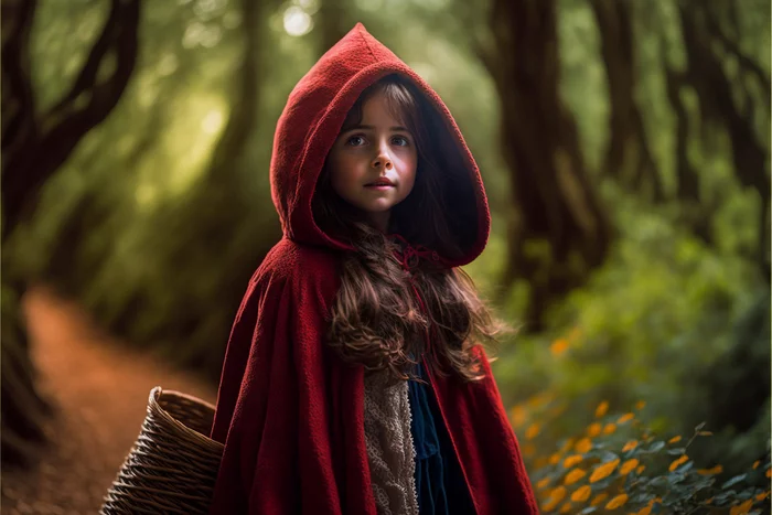 -Where's grandma? -I'm for her!© - Нейронные сети, Little Red Riding Hood, Story, Longpost