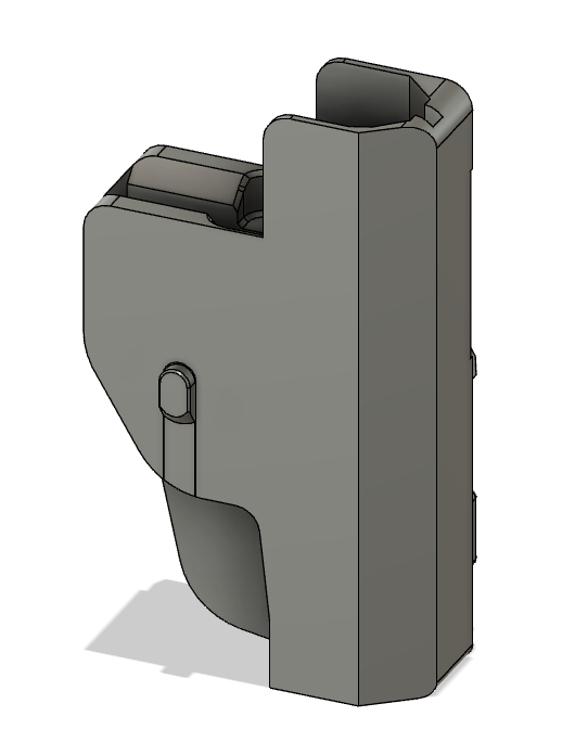 Кобура под П-М20Т на 3д принтере - Моё, Травматическое оружие, Кобура, 3D печать, 3D принтер, Конструктивная критика, Длиннопост