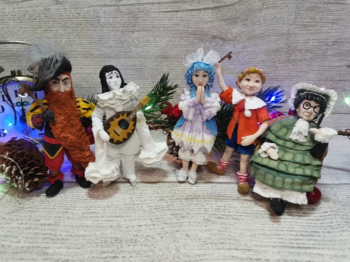 Буррррратино: финал Буратино, Вата, Игрушки, Мастер, Подарки, Новый Год, Длиннопост, Рукоделие без процесса