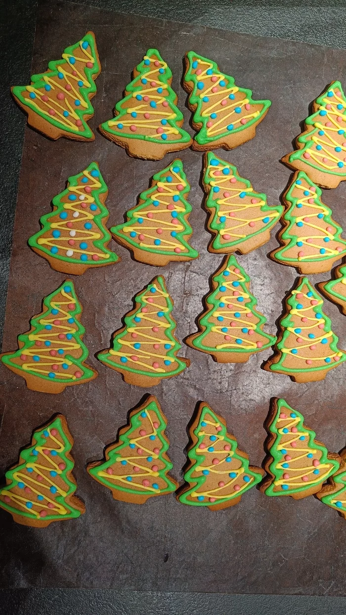 gingerbread cookies - My, Bakery products, Longpost, Cookies