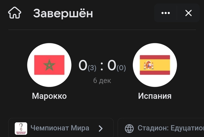 Марокко сделала сенсацию