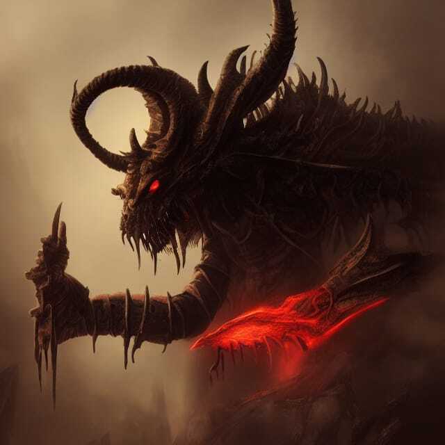 Demon Lord of Boor: Rascal - 2D, Art, Fantasy, Demon, Monster, Monster, Kripota, Deviantart, Digital drawing