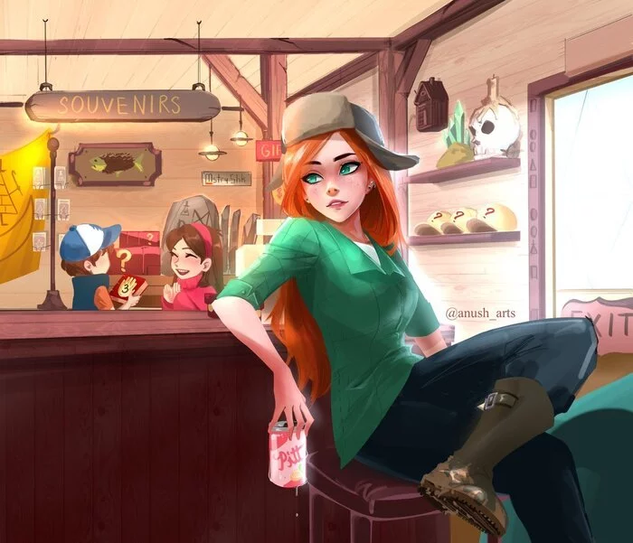 Wendy Corduroy - Wendy corduroy, Gravity falls, Drawing, Art, Girls, 2D