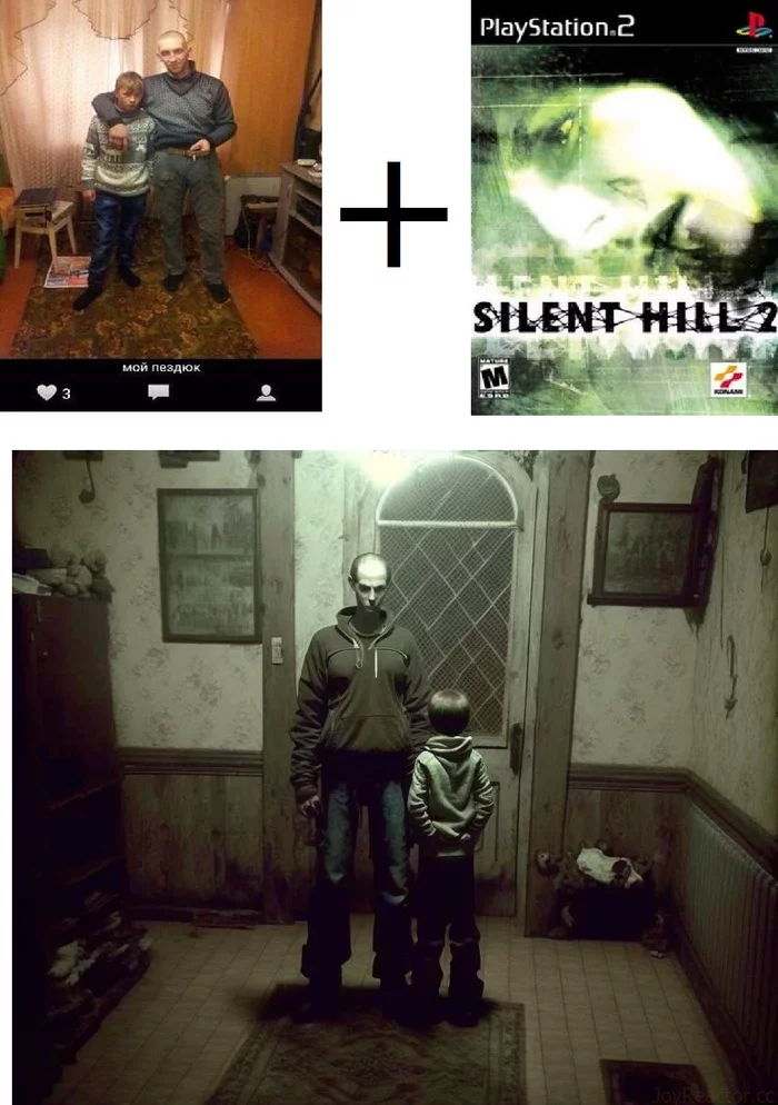 Quiet Hill as a typical Russian town - Midjourney, Нейронные сети, Silent Hill, Games, Longpost, Memes