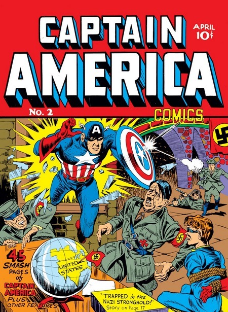 Dive Into The Comics: Captain America Comics #1-10 - Super Soldier Debut - My, Superheroes, Marvel, Captain America, Comics-Canon