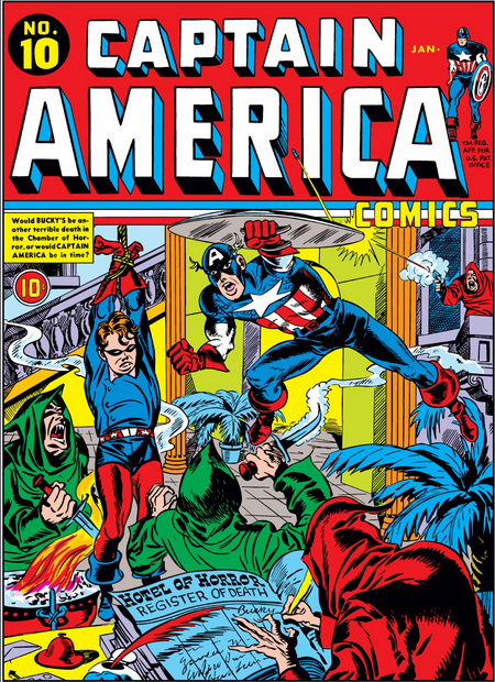 Dive Into The Comics: Captain America Comics #1-10 - Super Soldier Debut - My, Superheroes, Marvel, Captain America, Comics-Canon