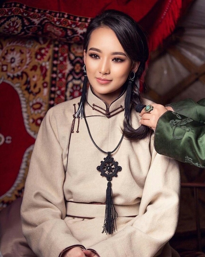 Монголка Девушки, Монголия, Национальные костюмы, Фотография