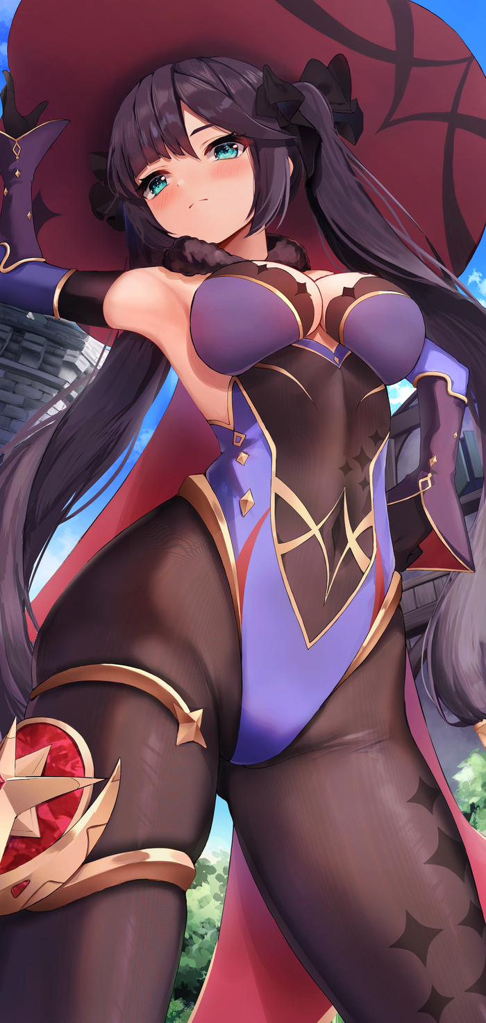 Mona Anime Art, , , Genshin Impact, Mona (Genshin Impact)