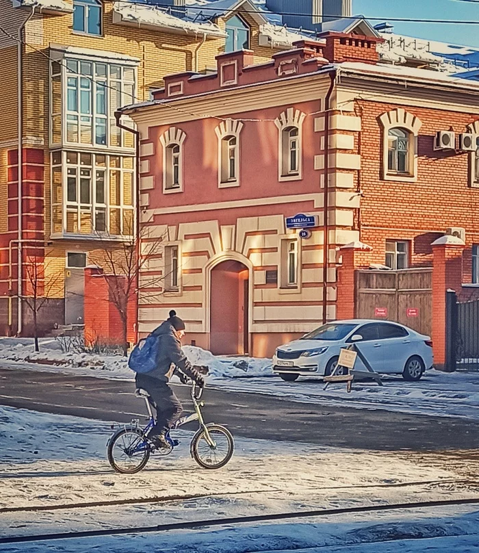 Well, what, not on their own two - My, Snow, Cyclist, NouachГ©